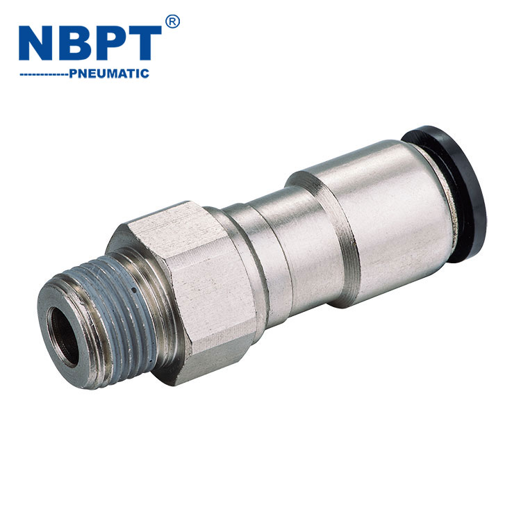 Rotary Straight One Touch Quick Connect Fittings Pneumatic